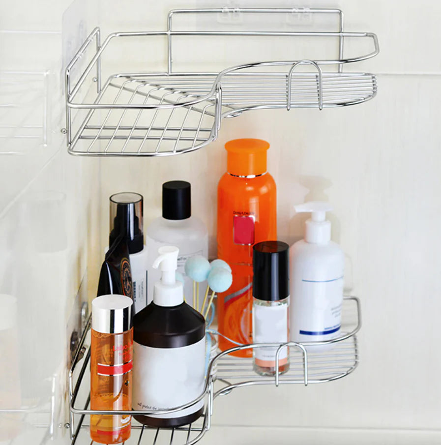 Corner Shower Caddy, Stainless Steel Triangle Bathroom Rack – image 10
