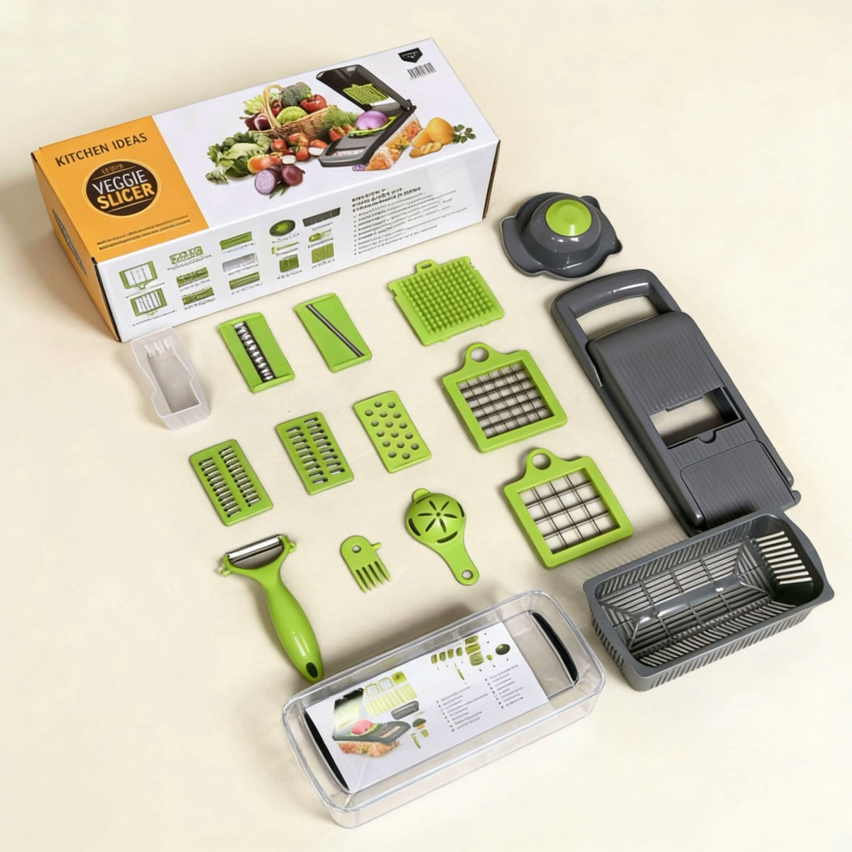 Vegetable Chopper 16-in-1 - Dicer & Slicer with 1.5L Container – image 3