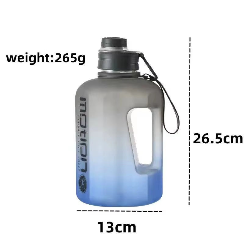 2.4 L Sports Water Bottle with Straw and Volume Markings – image 7