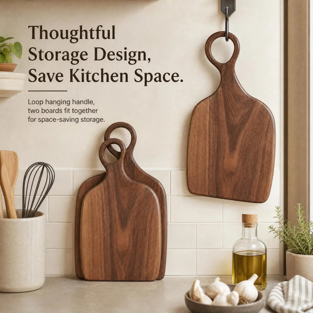 Cutting Board Set, Walnut Wood Charcuterie Boards, 2 Pieces – image 2