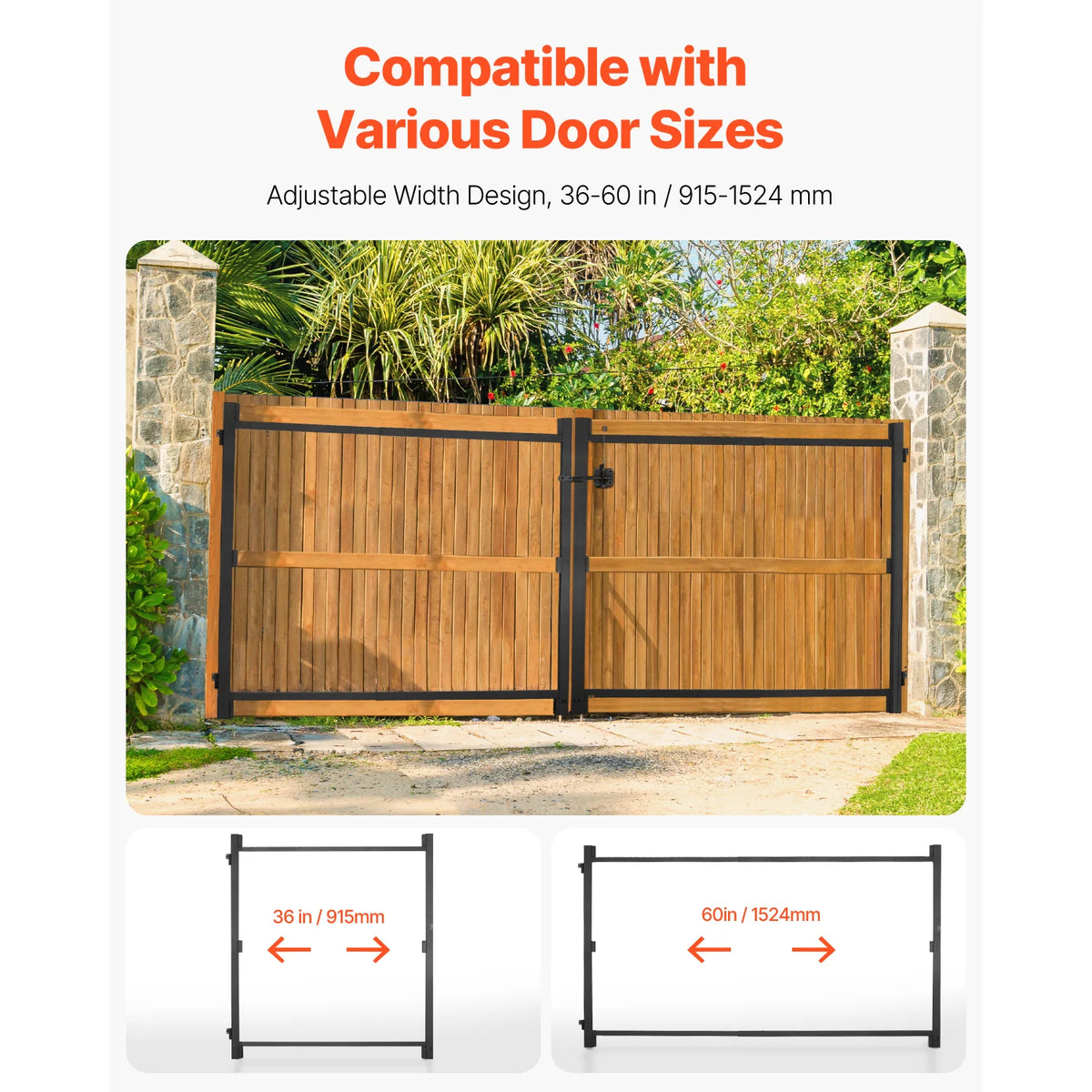 Adjustable Gate Building Kit for 36-60 Inch Wide Openings – image 5