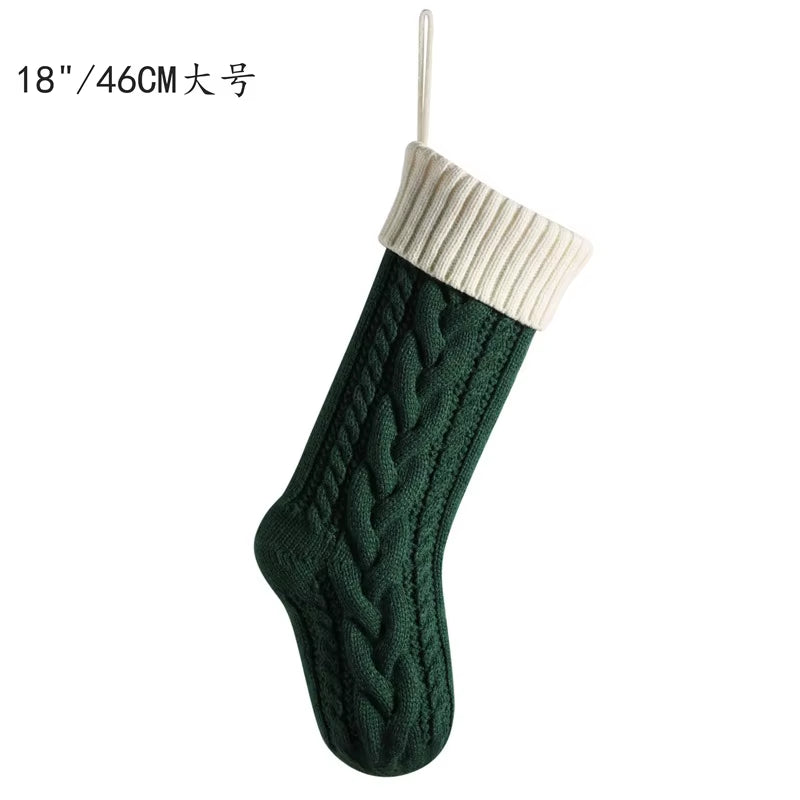 Knitted Christmas Stocking - Large 18 Inch Hanging Stocking – image 10