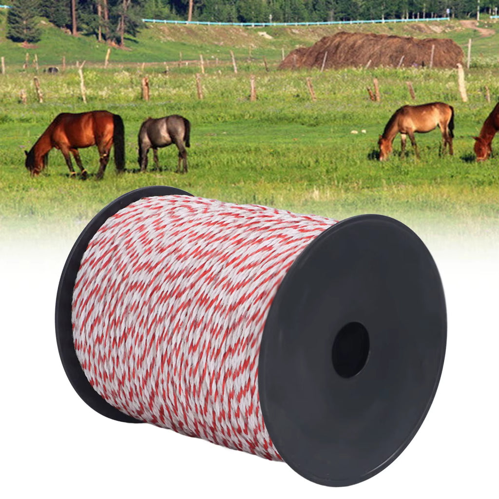 Ranch Electric Fence Polywire, 656 ft Stainless 6-Strand Roll – image 6