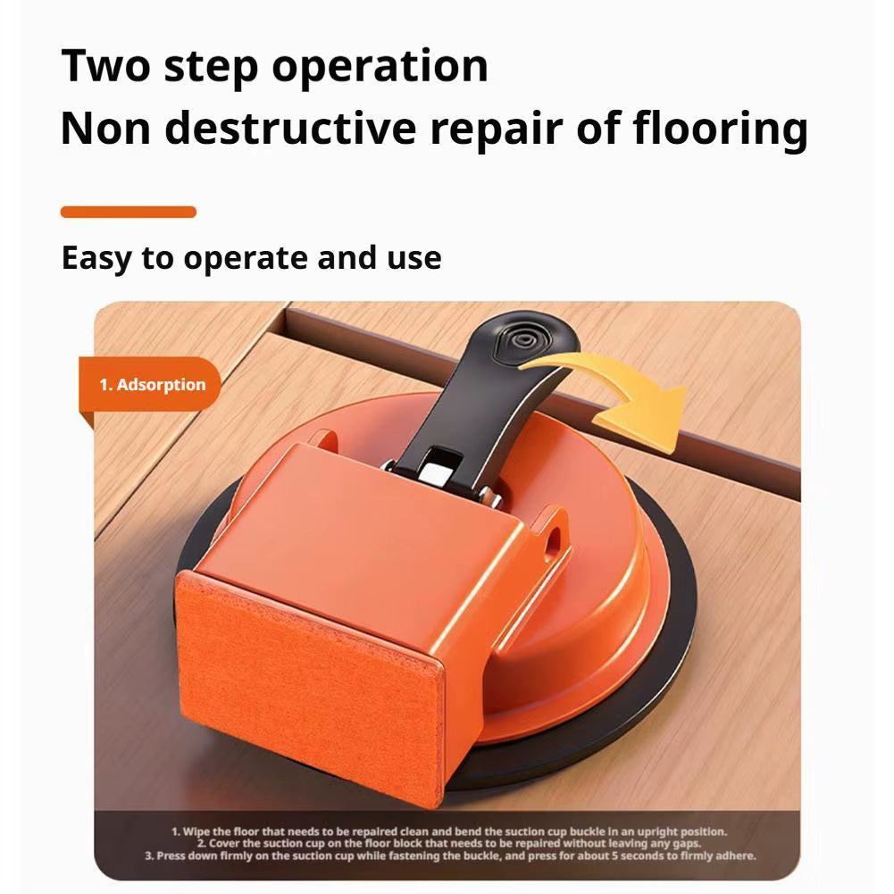 Flooring Gap Fixer Tool - Carpentry Suction Plank Puller with Hammer – image 7