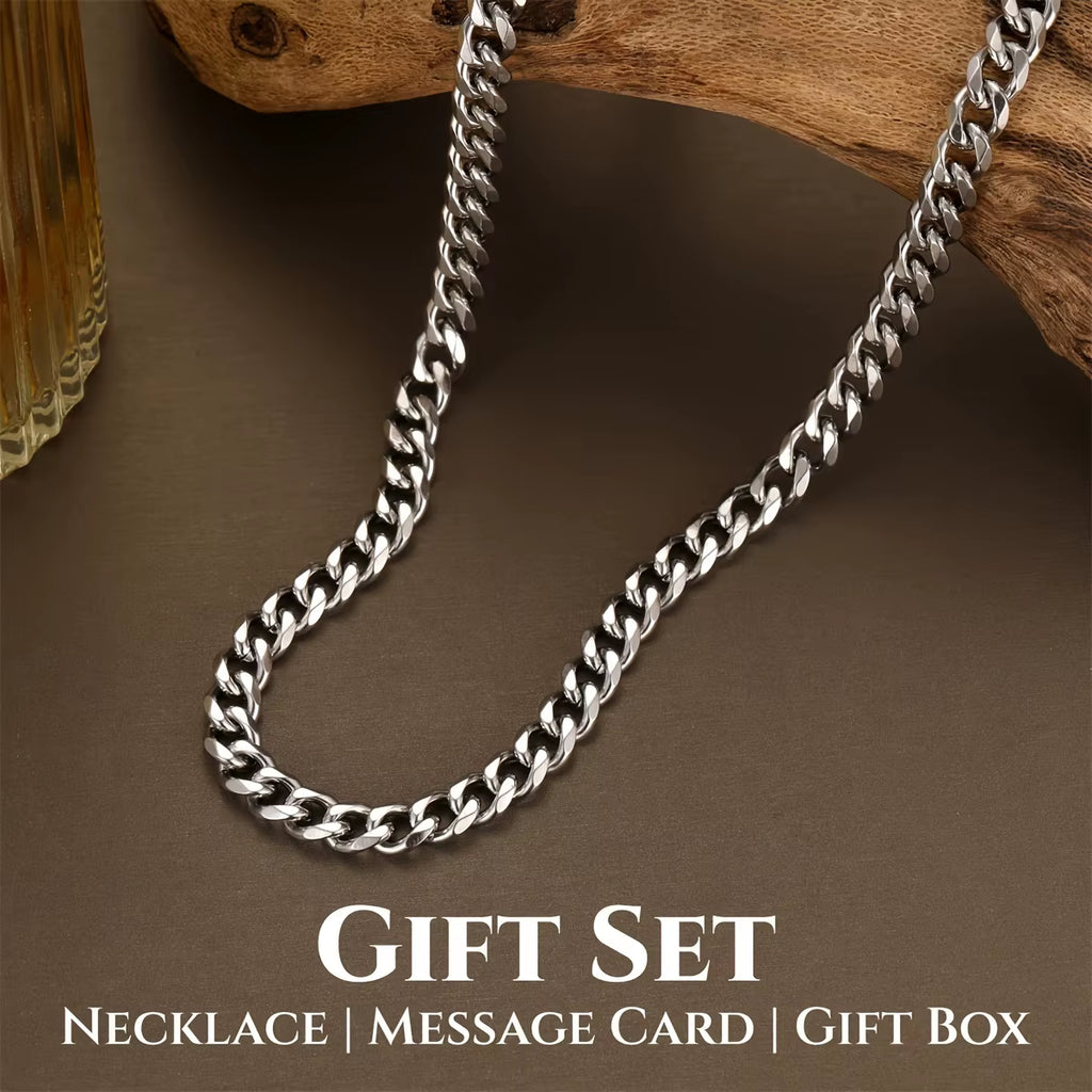 Cuban Chain Promise Necklace for Him – image 2