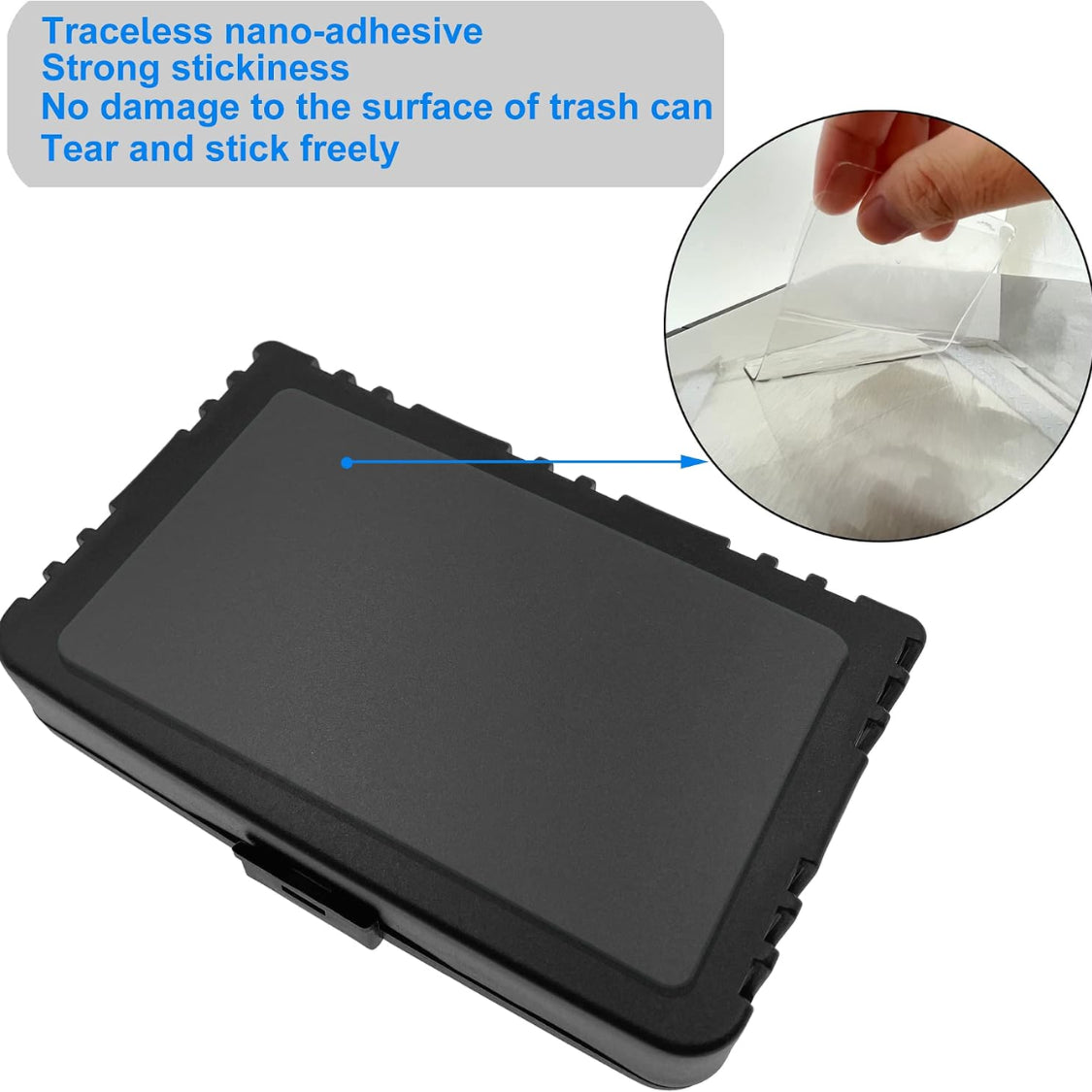 Trash Can Deodorizer Kit, Stick-On Activated Carbon Odor Filters – image 2