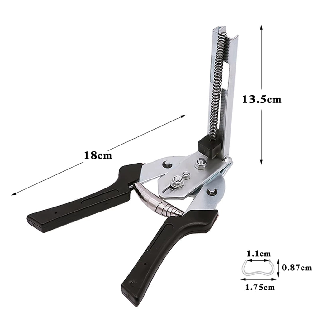 Farm Hog Ring Pliers with 600 M Clips for Wire Fencing and Cages – image 7