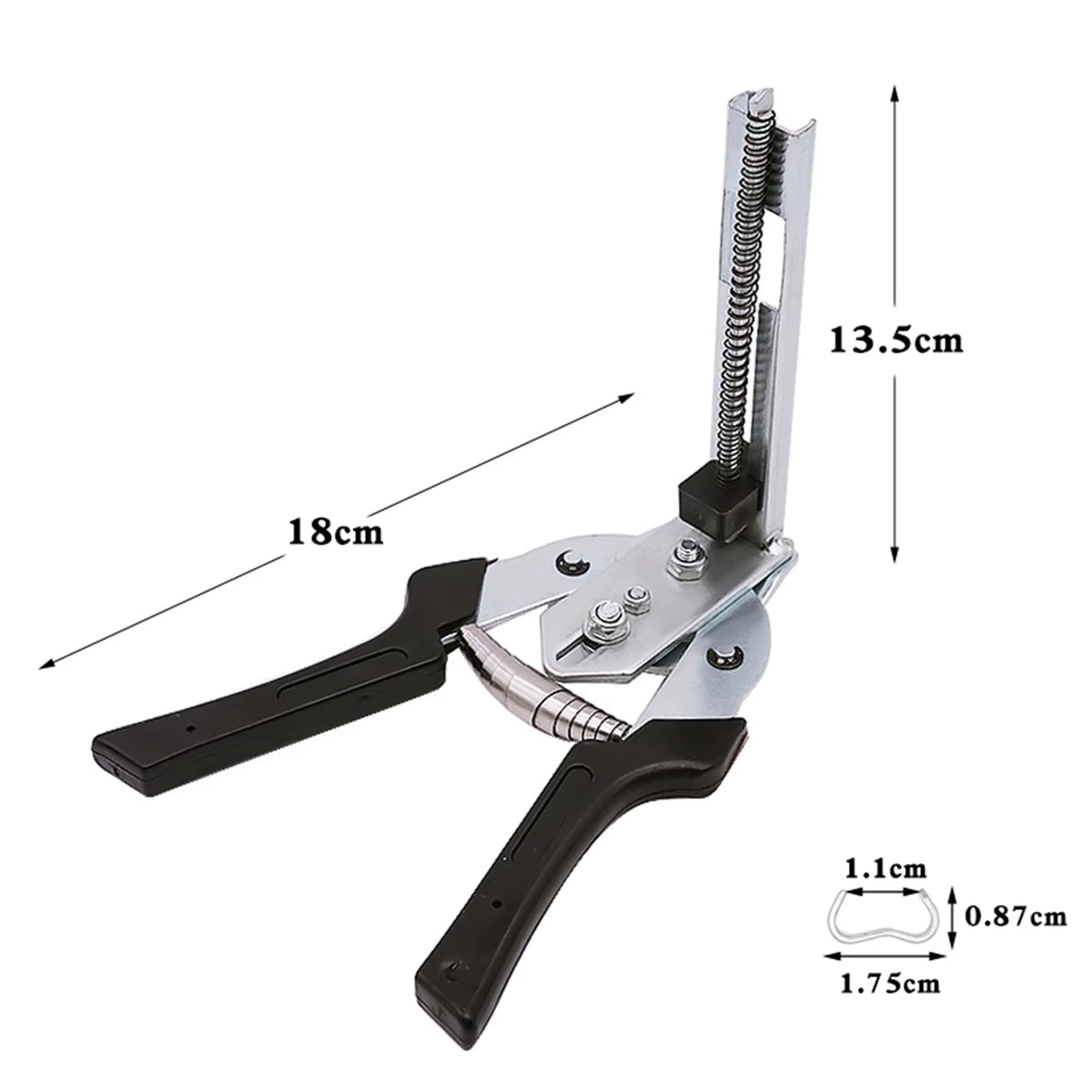 Farm Hog Ring Pliers with 600 M Clips for Wire Fencing and Cages – image 7