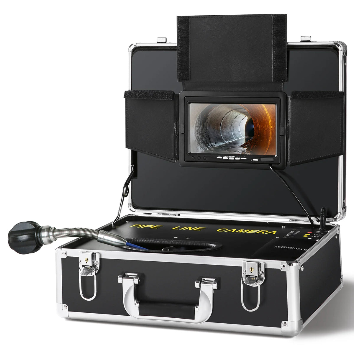 Sewer Camera 100 ft – 7 in Pipe Inspection Camera with DVR – image 8