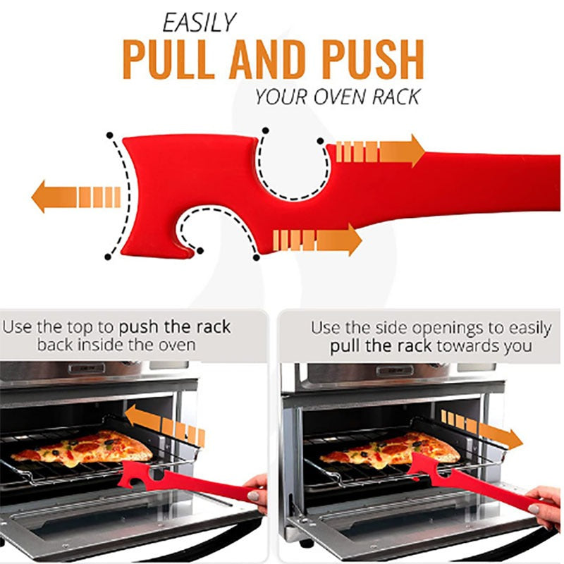 Oven Rack Puller - Silicone Push Pull Tool for Toaster & Air Fryer – image 5