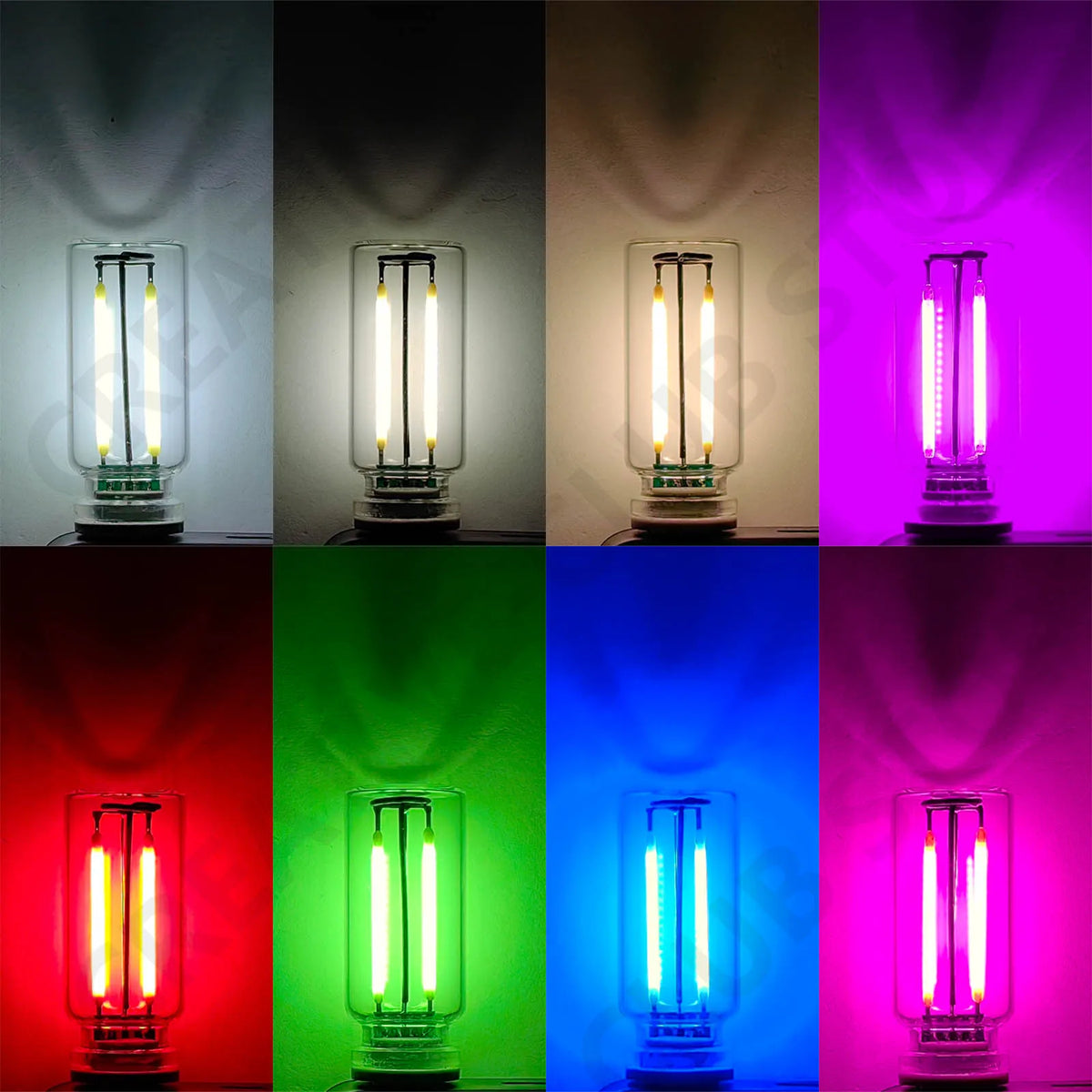 Retro Edison Bulb Night Light – USB Touch Dimming Lamp – image 6