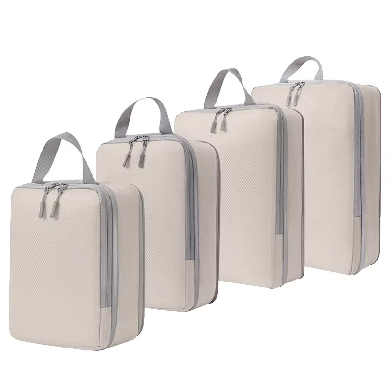 Compression Packing Cubes 4-Piece Set for Travel Luggage