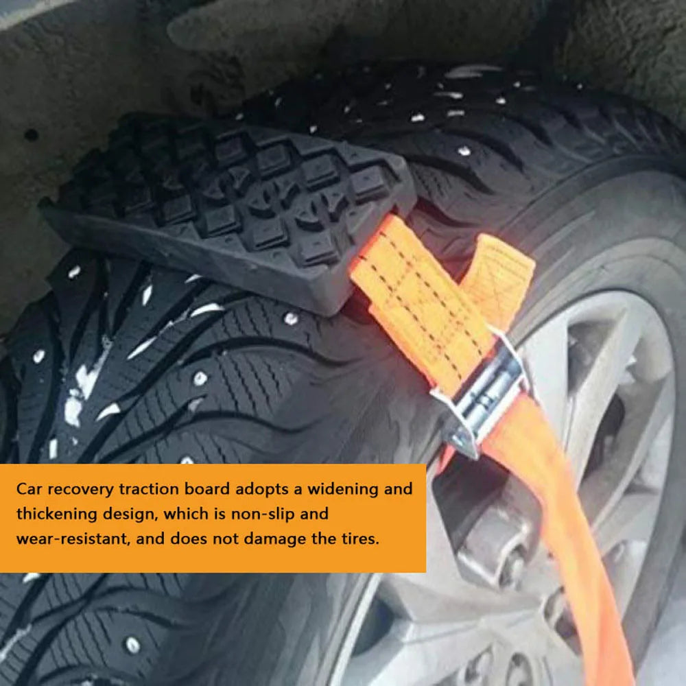 Tire Traction Cleat - Strap-On Snow and Mud Recovery Grip – image 5
