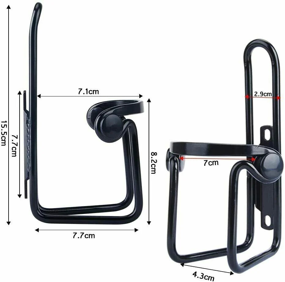 Bike Water Bottle Cage 2-Pack, Lightweight Aluminum Alloy – image 8