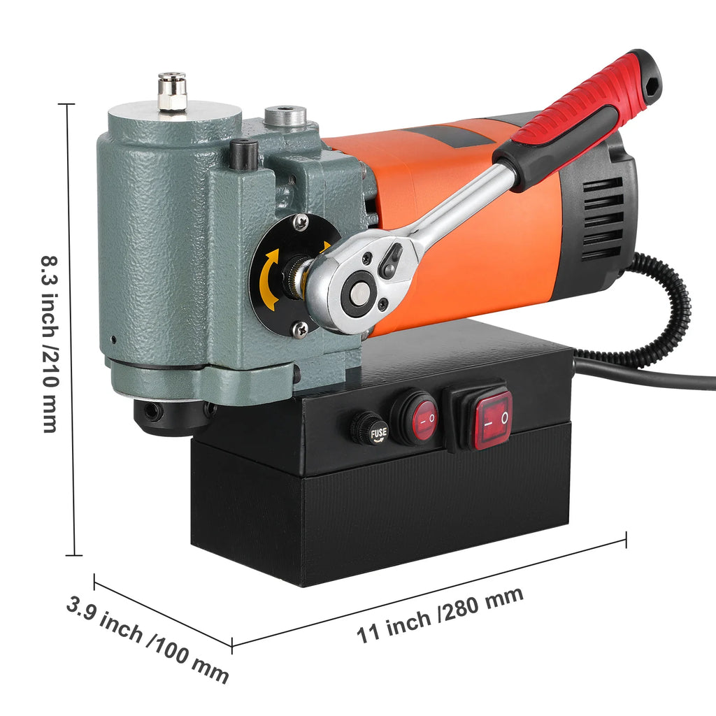 Magnetic Drill Press 1300W, 1.4 in Core Drilling, 10000N Magnet – image 8