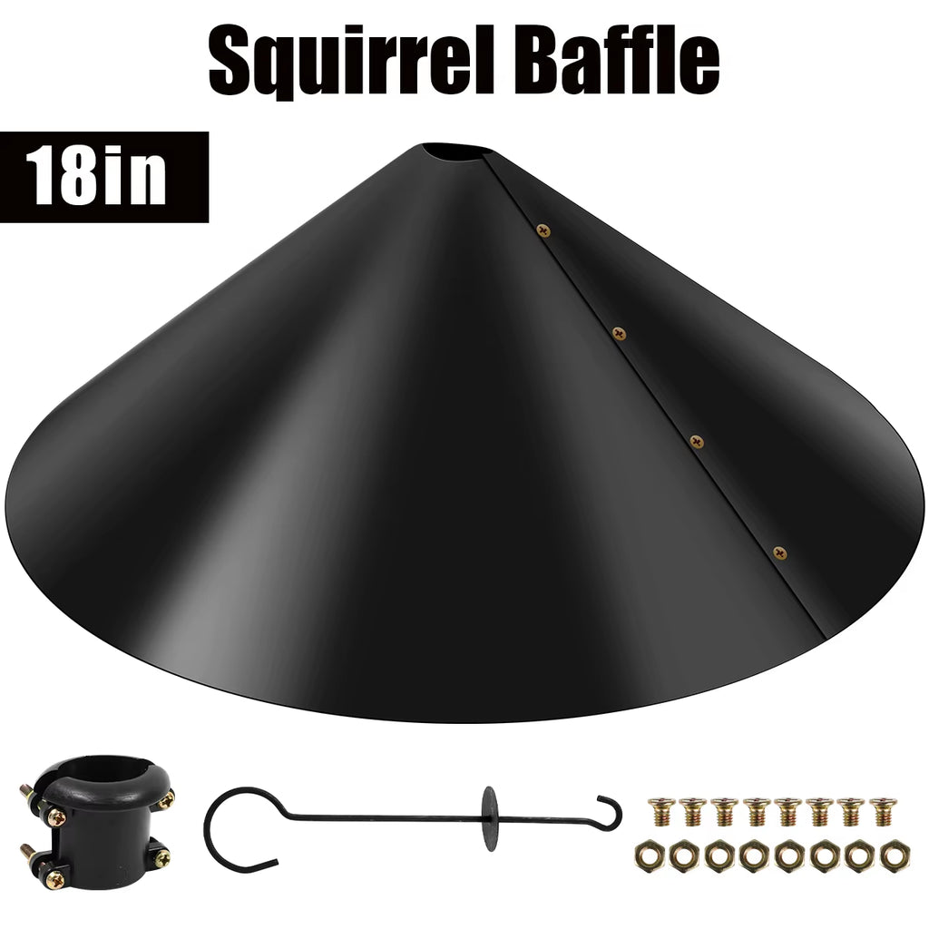 18 Inch Wrap Around Squirrel Baffle for Bird Feeder Poles – image 7