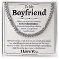 Cuban Chain Promise Necklace for Him