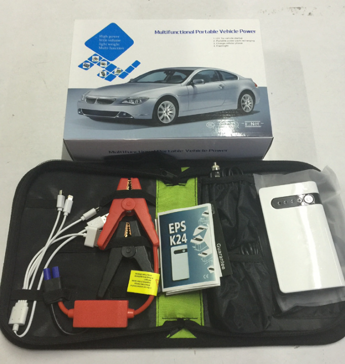 Car Jump Starter – 400A Peak, 20000mAh Power Bank with LED Light