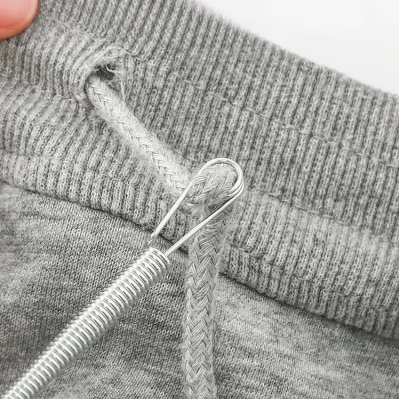 Drawstring Threader Tool, Metal Spring Clip for Hoodies & Pants – image 4