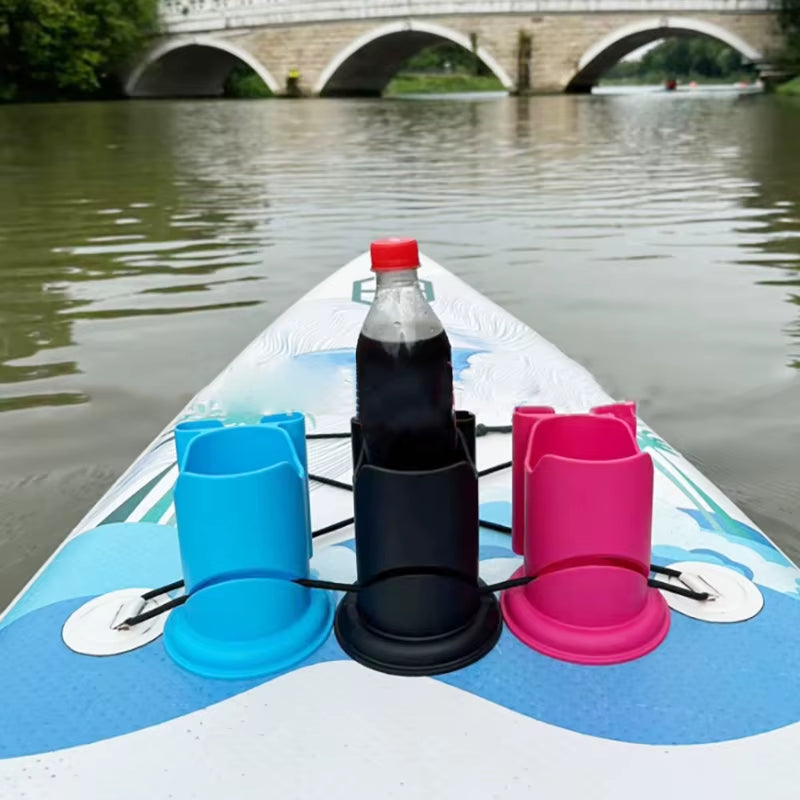 Paddle Board Cup Holder - Silicone Kayak Drink and Phone Holder – image 3