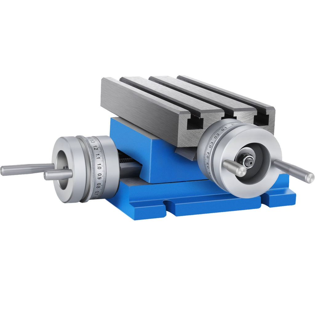 Compound Cross Slide Milling Table 7.3 x 4 in for Drill Press – image 1