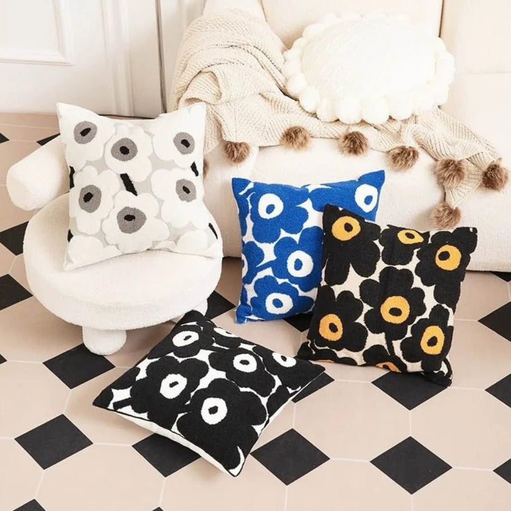 Whimsical Sunflower Throw Pillow Cover – image 6
