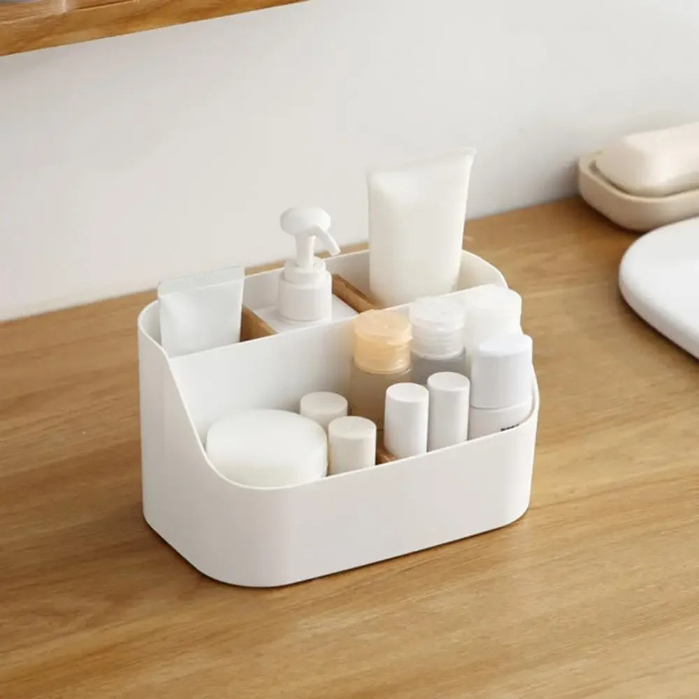 5-Compartment Desk Organizer Box with Removable Dividers – image 5