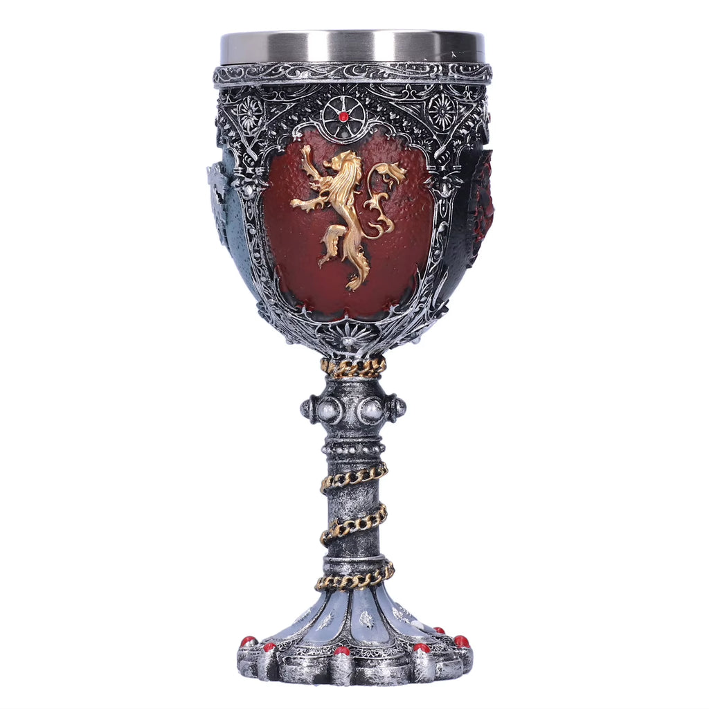 3D Beer Mug, Stainless Steel and Resin Sculpted Drinking Mug