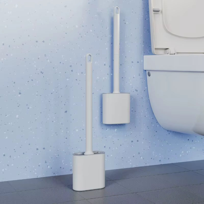 Silicone Toilet Brush with Wall Holder – image 7