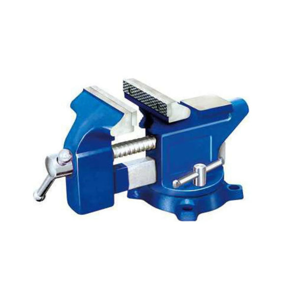 Bench Vise 4.5 in with Swivel Base, Anvil and Magnetic Jaw Pads