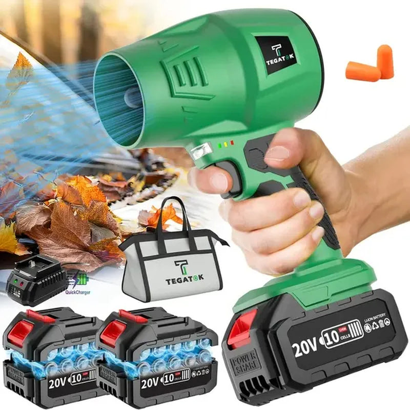 Cordless Leaf Blower 20V Turbo Jet Blower for Leaves, Snow & Dust – image 1