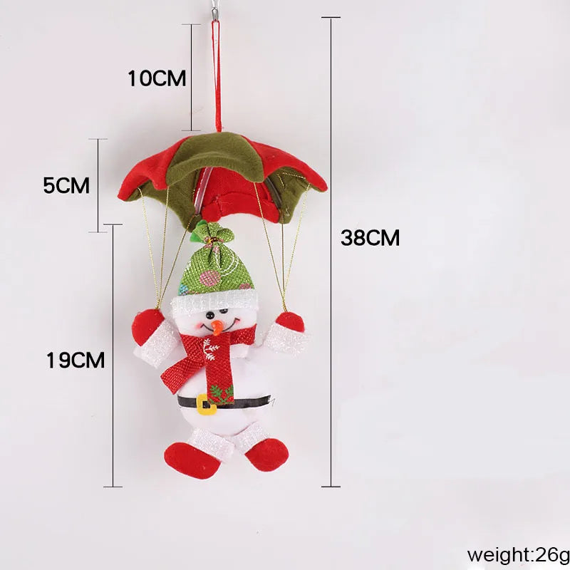 Skydiving Santa Ornament - Hanging Christmas Decoration – image 5