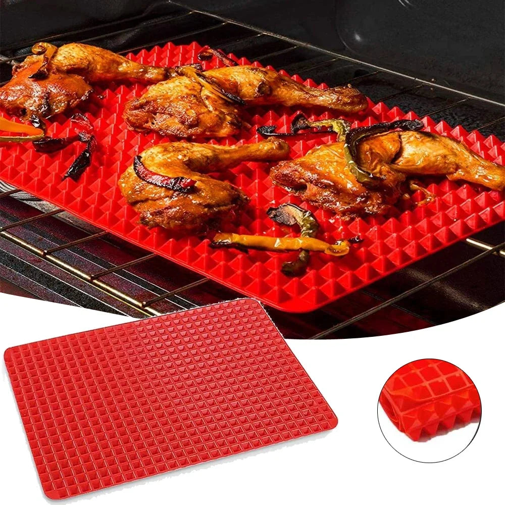 Pyramid Silicone Baking Mat – Non-Stick Raised Oven Cooking Mat – image 2