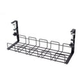 Metal Under Desk Cable Tray, No-Drill Wire Organizer