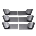 Wall-Mounted Pot Lid Holders - Adhesive, Set of 6