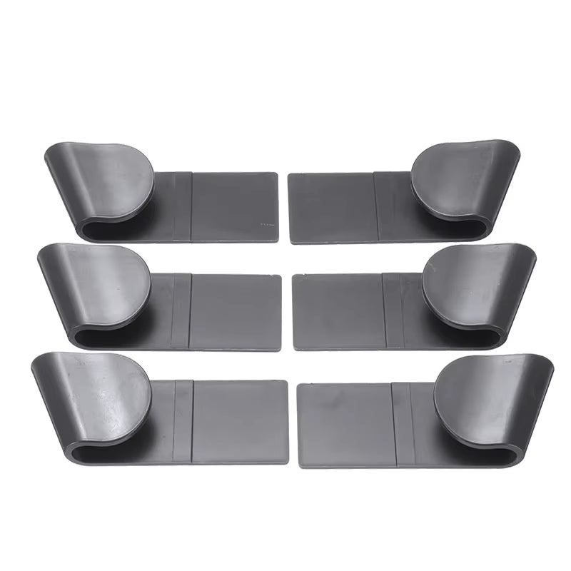 Wall-Mounted Pot Lid Holders - Adhesive, Set of 6