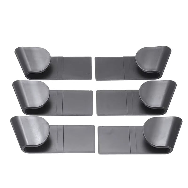 Wall-Mounted Pot Lid Holders - Adhesive, Set of 6