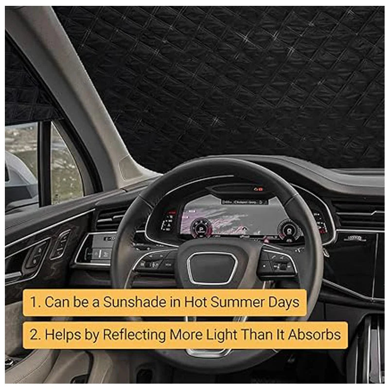 Windshield Snow Cover 57 x 37 in, 4-Layer Ice and Frost Protector – image 6