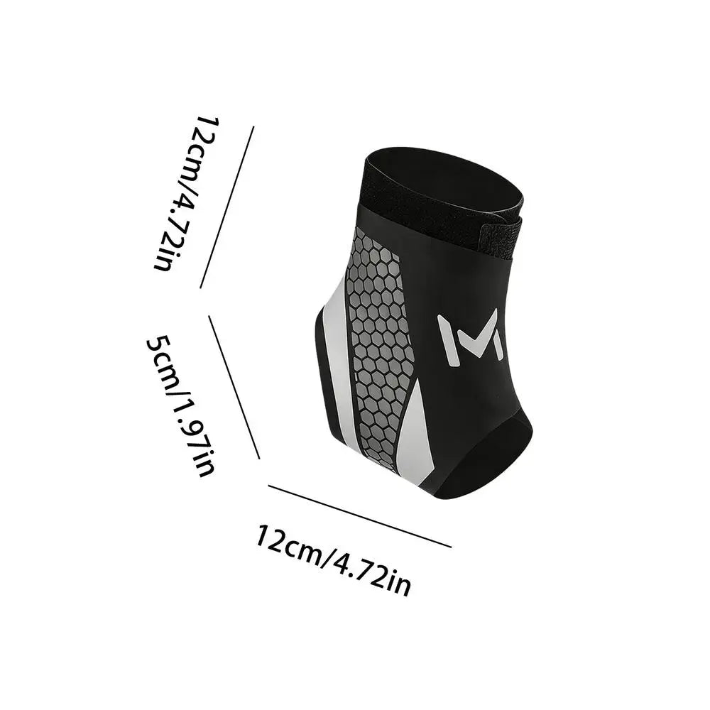 Ankle Compression Sleeve with Strap, Breathable Sports Brace – image 9