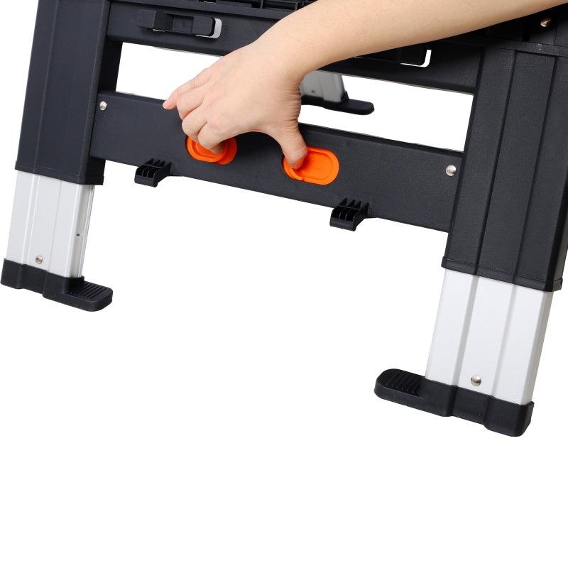 2-in-1 Folding Workbench and Sawhorse with 2 Clamps – image 4