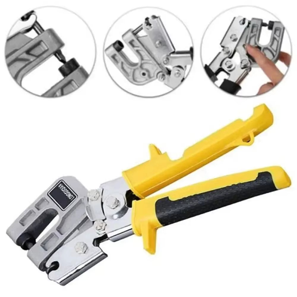 Ceiling Punch Pliers – Aluminum Drywall Stud Crimping Tool – image 4