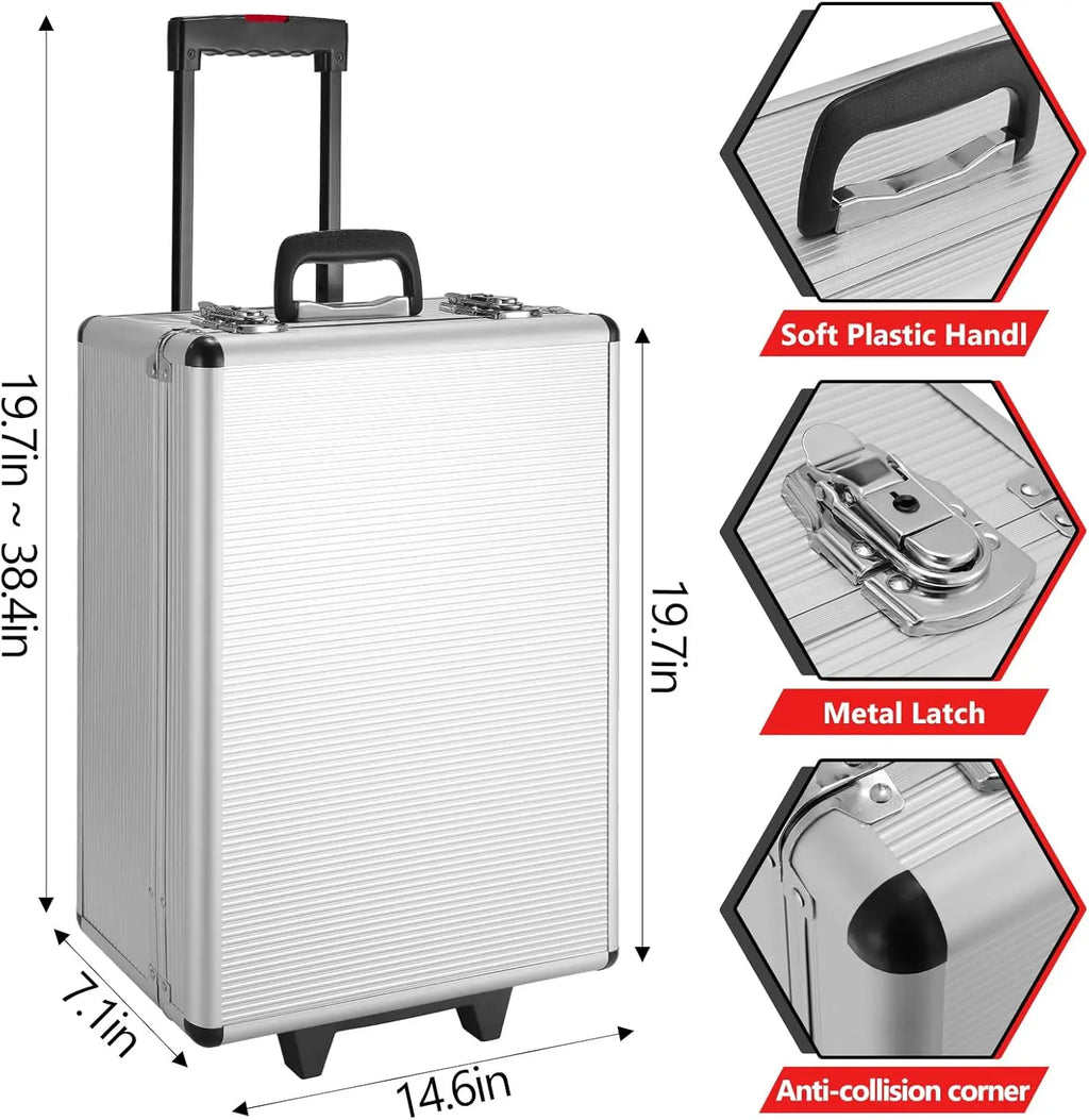Mechanics Tool Set 799 Pc with Rolling Trolley Case – image 4