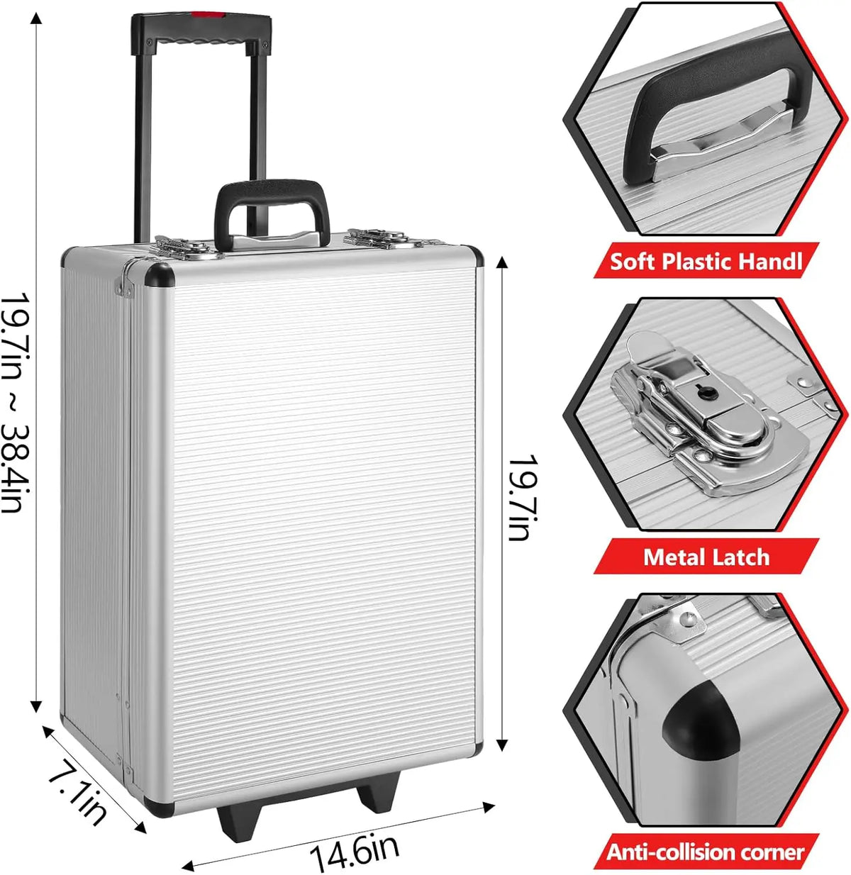Mechanics Tool Set 799 Pc with Rolling Trolley Case, Auto & Home Repair – image 4