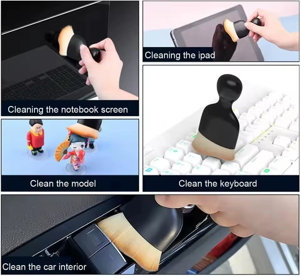 Car Air Vent Detailing Brush with Protective Cover – image 6