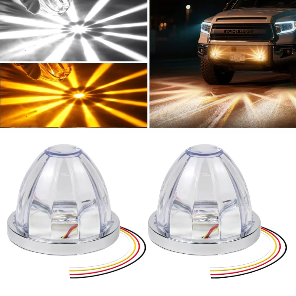 Trucker Watermelon LED Marker Lights 2-Pack, Dual-Color Semi Truck – image 2