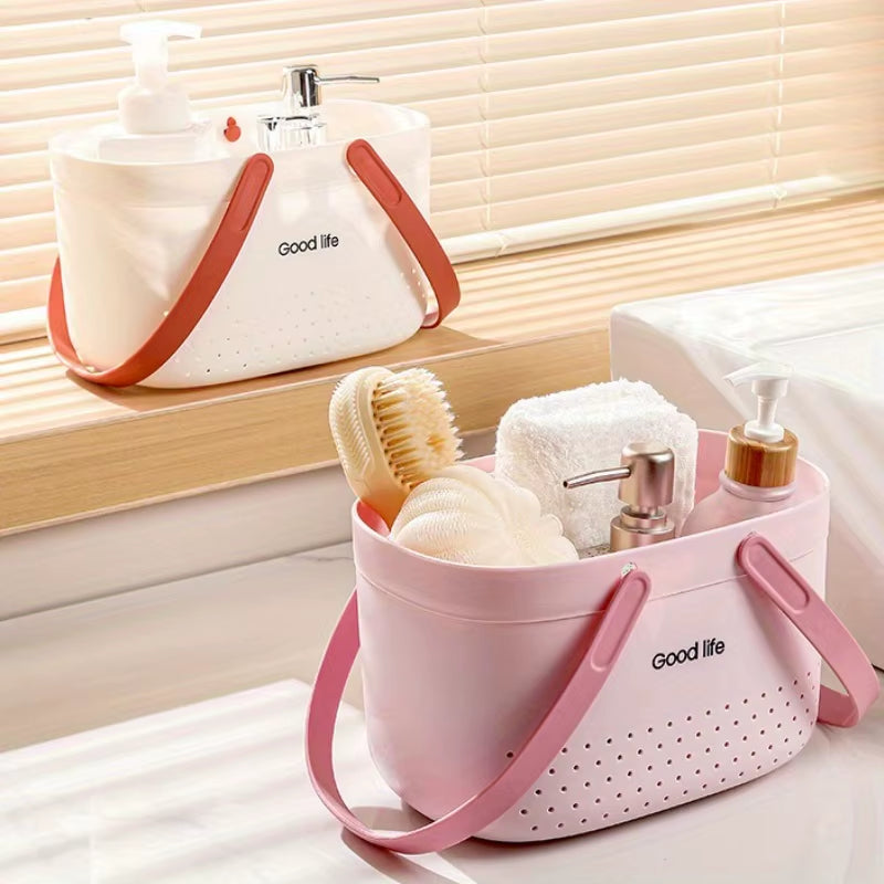 Portable Shower Caddy - Plastic Tote Basket with Handles – image 5