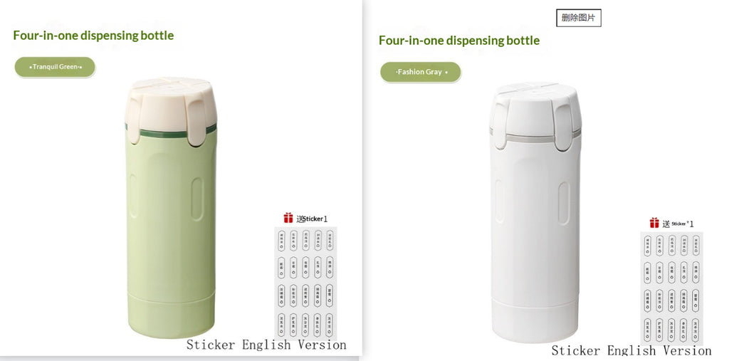 Travel Bottle Set, 4 in 1 Leak Proof Dispenser – image 9