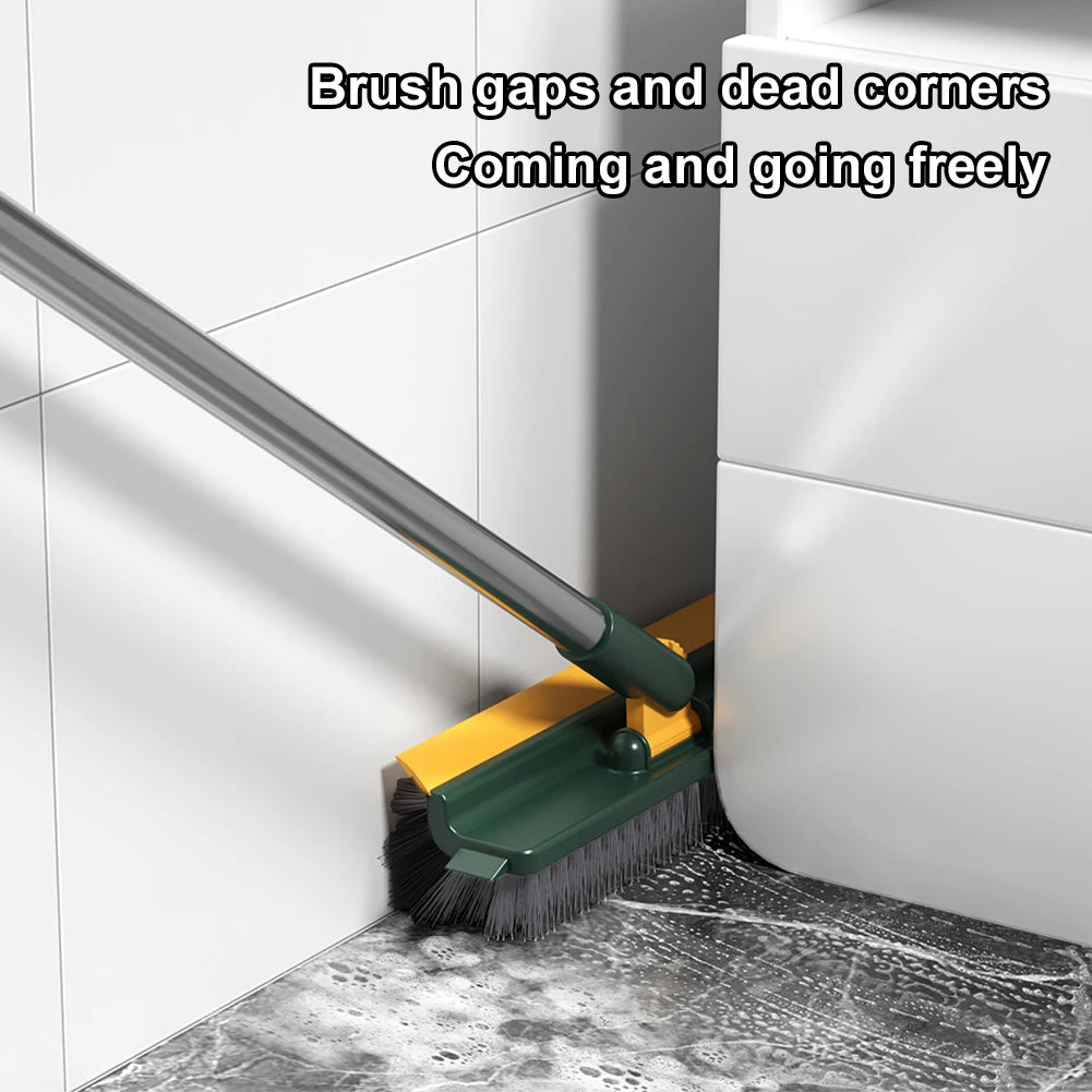 Floor Scrub Brush 3-in-1 – Long Handle Brush with Scraper – image 3
