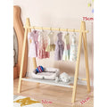 Dog Clothing Rack, Wooden Pet Wardrobe for Small Dogs and Cats – image 2
