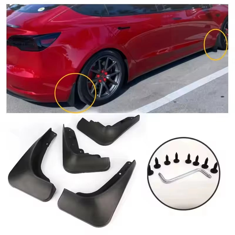 Mud Flaps Universal 4 Pcs Front Rear Splash Guards – image 5